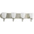 Gather Collection Brushed Nickel 4-light Bath Light