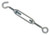 5-1/2 Inch  Zinc Eye/Hook Turnbuckle