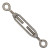 7-3/4 Inch  Galvanized Eye/Eye Turnbuckle