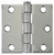 2-1/2 Inch  Zinc Broad Hinge