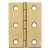 2-1/2 Inch  Solid Brass Broad Hinge 2pk