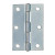 3 Inch  Zinc Narrow Hinge Fixed Pin 2pk