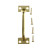 3 Inch  Polished Brass Utility Pull