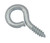 1/2 Inch  Zinc Small Screw Eye 12pk