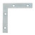 3 Inch  Zinc Flat Corner Brace 4pk