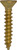 #9x1 Inch  Satin Brass Wood Screw Phillips 100pk