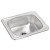 Single Bowl Hospitality/Bar - 14.75 Inch x 12.75 Inch x 6.125 deep