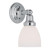 Providence 1 Light Chrome Incandescent Bath Vanity with Satin Glass