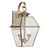 Providence 2 Light Antique Brass Incandescent Wall Lantern with Clear Beveled Glass
