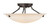 Providence 3 Light Bronze Incandescent Semi Flush Mount with Honey Alabaster Glass