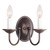Providence 2 Light Bronze Incandescent Wall Sconce