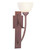 Providence 1 Light Bronze Incandescent Wall Sconce with Satin Glass