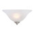 Providence 1 Light Brushed Nickel Incandescent Wall Sconce with White Alabaster Glass