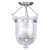 Providence 3 Light Brushed Nickel Incandescent Semi Flush Mount with Clear Glass