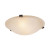 Providence 3 Light Bronze Incandescent Semi Flush Mountwith Honey Alabaster Glass