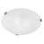 Providence 2 Light Brushed Nickel Incandescent Semi Flush Mountwith White Alabaster Glass