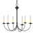 Providence 6 Light Black Incandescent Chandelier