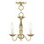 Providence 3 Light Bright Brass Incandescent Chandelier