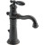 Victorian Single Hole 1-Handle High-Arc Bathroom Faucet in Venetian Bronze