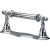 Victorian Double Post Toilet Paper Holder in Chrome