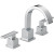 Vero 8 Inch Widespread 2-Handle High-Arc Bathroom Faucet in Chrome