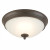 11 Inch Oil Rubbed Bronze LED Ceiling Light with Frosted Glass