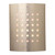 Contemporary Beauty 1 Light Outdoor Wall Sconce with Matte Opal Glass and Satin Nickel Finish