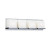 Contemporary Beauty 2 Light Bath Light with Matte Opal Glass and Polished Chorme Finish