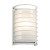 Contemporary Beauty 1 Light Outdoor Wall Sconce with Frost Glass and White Finish