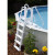 Easy Pool Step With Outside Ladder For Above Ground Pools