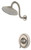 Saxton 1-Handle Shower Only Trim in Brushed Nickel