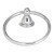 Conical Towel Ring in Polished Chrome