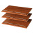 24 Inches Shoe Shelves (3 Pack) - Cherry