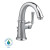 Portsmouth Monoblock Single Hole 1-Handle Mid-Arc Bathroom Faucet with Speed Connect Drain in Polished Chrome