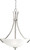 Wisten Collection Brushed Nickel 3-light Foyer Pendant