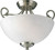 Pavilion Collection Brushed Nickel 2-light Semi-flushmount