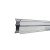 2-3/4  Inches  x 5-1/8  Inches  x 90-1/2  Inches  Aluminum Bottom Rail