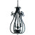 Santiago Collection Forged Black 3-light Foyer Pendant