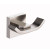 Aura Bathroom Accessories - Double Hook Brushed Nickel