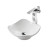 White Tulip Ceramic Sink and Sonus Faucet Chrome