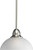 Pavilion Collection Brushed Nickel 1-light Mini-Pendant