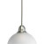 Pavilion Collection Brushed Nickel 1-light Mini-Pendant