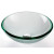 Clear 19mm Thick Glass Vessel Sink