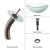 Frosted Glass Vessel Sink and Waterfall Faucet Oil Rubbed Bronze