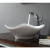 White Tulip Ceramic Sink and Typhon Faucet Chrome