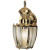 Heath Zenith 150 Degree Traditional Coach Lantern with Clear Beveled Glass - Polished Brass