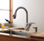 Single Lever Stainless Steel Pull Out Kitchen Faucet