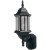 Heath Zenith 180 Degree Pleasant Hill Lantern with Clear Beveled Glass - Black