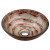 Ares Glass Vessel Sink with PU-MR Gold