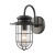 1-Light Outdoor Matte Black Wall Sconce